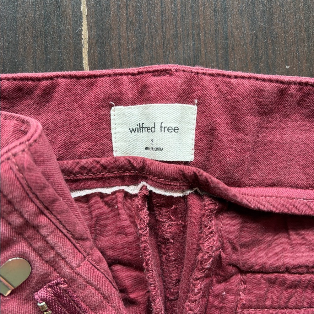Aritzia, Wilfred Ascendant Pant, Spiced Burgundy, size 2 - Picture 5 of 5